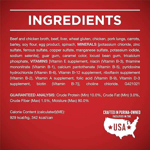 Purina ONE Natural Wet Dog Food Gravy, Tender Cuts in Gravy Beef and Barley Entrée - 13 Ounce (Pack of 12) - Image 7