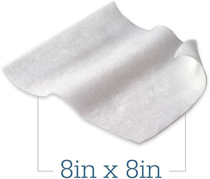 Comfort Bath® Cleansing Washcloths - 22 Packages, 176 Cloths - No Rinse Bathing Wipes, Ultra-Soft and Thick Heavyweight Cloth, Light Fragrance - Image 3