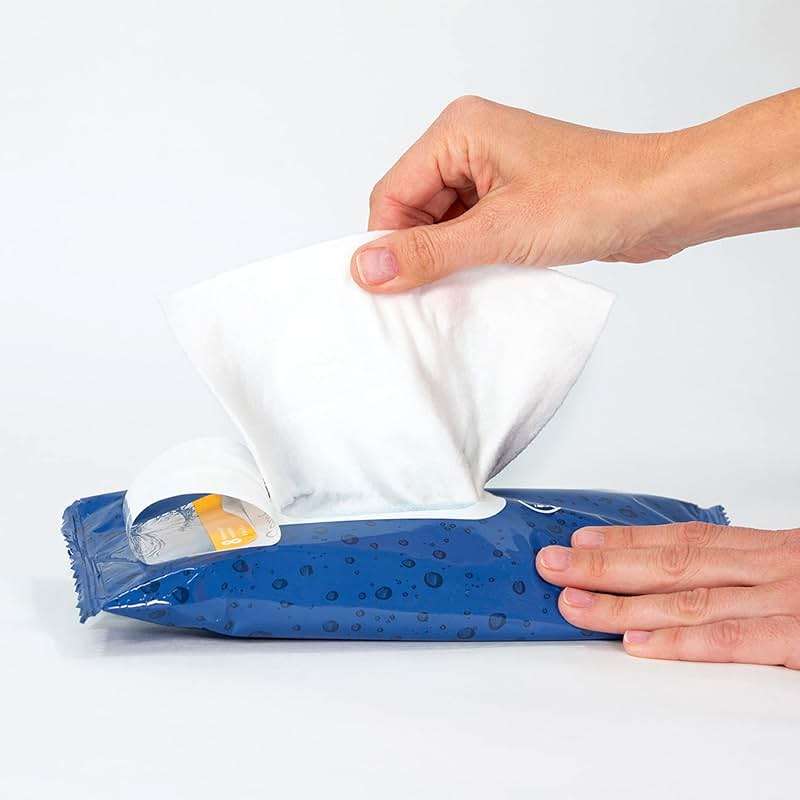 Comfort Bath® Cleansing Washcloths - 22 Packages, 176 Cloths - No Rinse Bathing Wipes, Ultra-Soft and Thick Heavyweight Cloth, Light Fragrance - Image 6