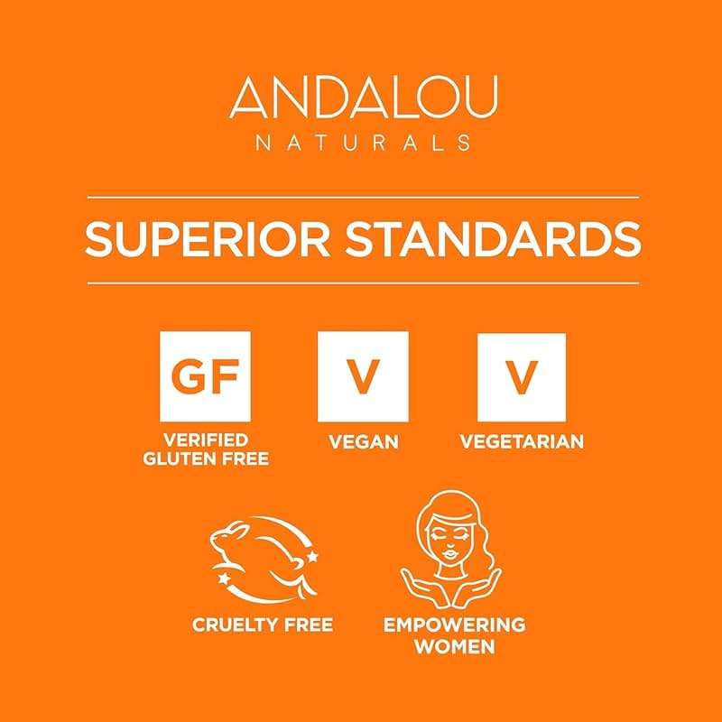 Andalou Naturals Luminous Eye Serum - Illuminating Under Eye Moisturizer for Dark Circles and Puffiness - With Vitamin C & Caffeine for a Rejuvenated, Youthful Appearance - 0.6 Oz - Image 7