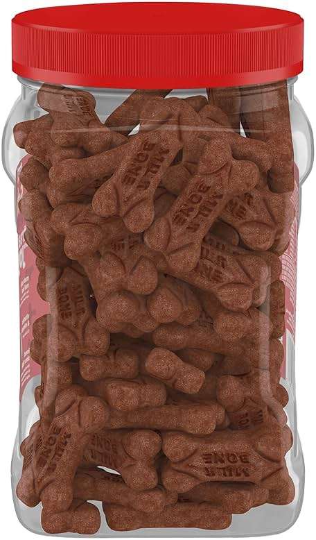 Milk-Bone Soft & Chewy Dog Treats, 25 Oz. Canister | Made with real beef & filet mignon, tender dog treats, easy to chew, for dogs of all ages and sizes - Image 3