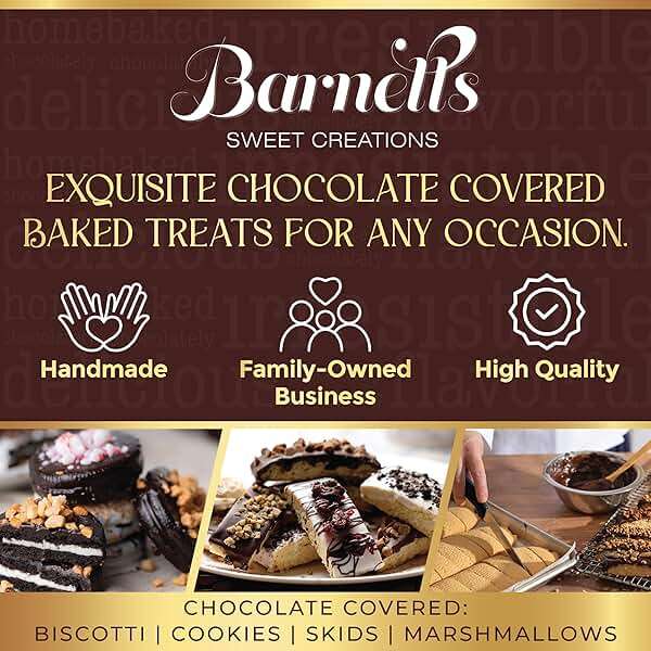 Barnetts Fathers Day Chocolate 24 Biscotti Gift Baskets, Gourmet Cookie Gifts Box for Him and Her Food Baskets Delivery, Candy Basket Ideas for Men, Dad, Father, Grandfather, Husband, Brother, Son, Grandson - Image 7