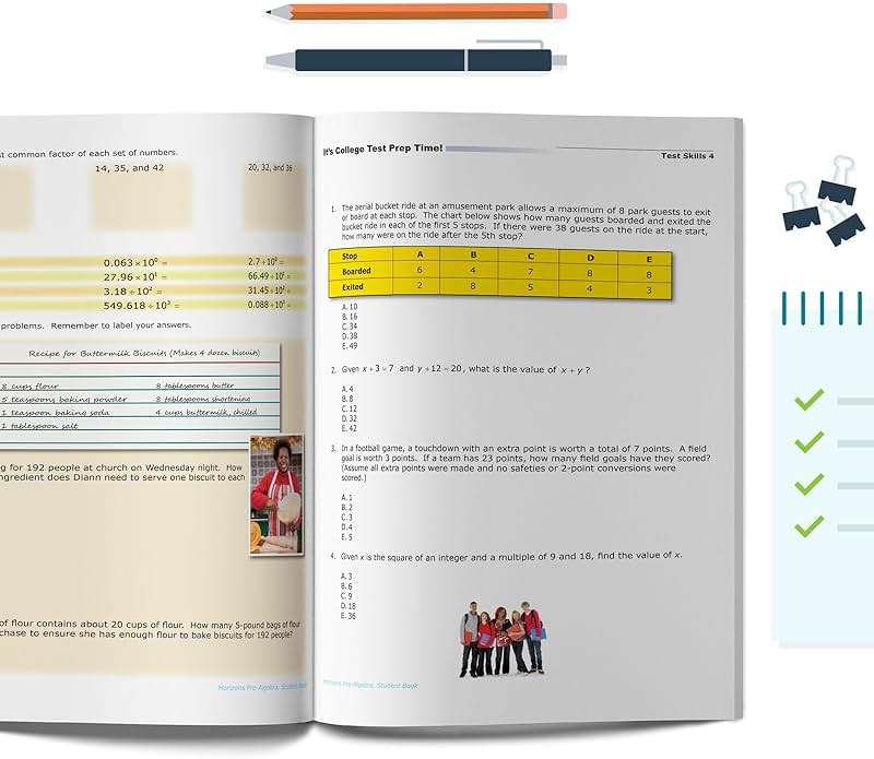 Alpha Omega Publications JMS071 Horizons Pre-Algebra Student Book - Image 6