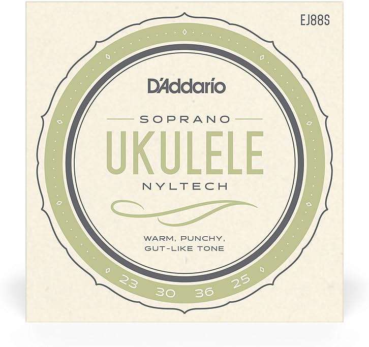 D'Addario Soprano Ukulele Strings, Nyltech, EJ88S, 4-String Set, Pack of 1 - Image 2
