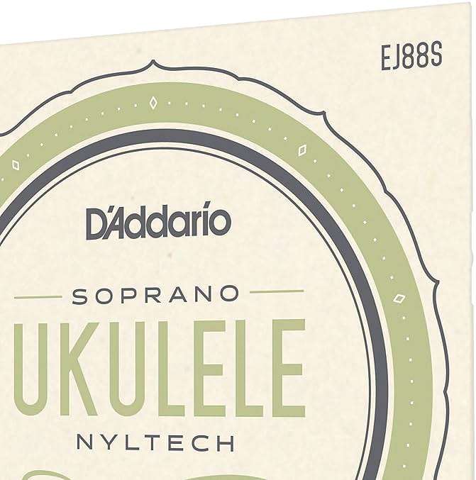 D'Addario Soprano Ukulele Strings, Nyltech, EJ88S, 4-String Set, Pack of 1 - Image 4