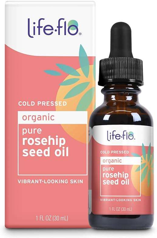 LIFE-FLO Pure Organic Rosehip Seed Oil, Hydrating Face Oil, Dry Skin Care, Cold Pressed from Organic Rose Hips, Rich in Fatty Acids and Vitamin A (Retinol), Hypoallergenic, 60-Day Guarantee, 1oz - Image 1