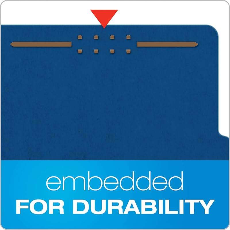 Pendaflex Classification File Folders,1 Divider, Durable File Organizer for Home, School or Office, Letter-Size Folders for Files, Paper Organizer, Durable Prongs, (B006NVMJCC) - Image 3