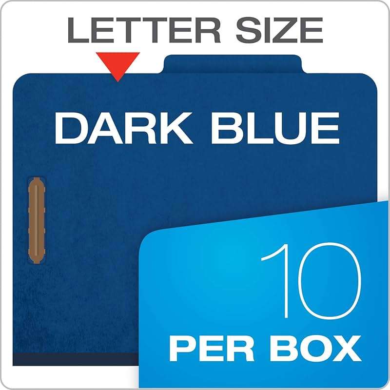 Pendaflex Classification File Folders,1 Divider, Durable File Organizer for Home, School or Office, Letter-Size Folders for Files, Paper Organizer, Durable Prongs, (B006NVMJCC) - Image 7