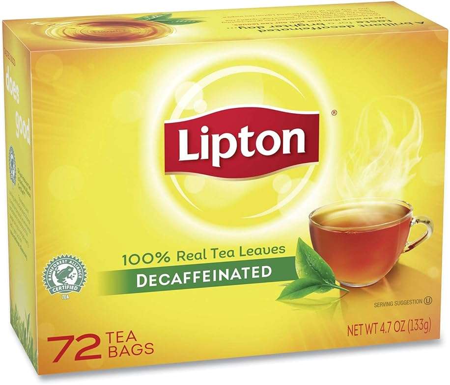 Tea Bags, Decaffeinated, 72/Box - Image 1