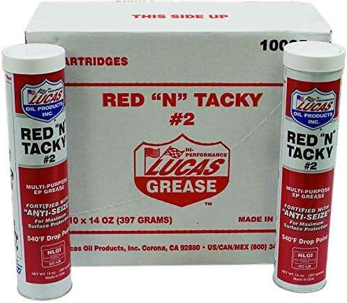 Stens Lucas Oil Red N Tacky Grease, (10 Pack) - Image 2