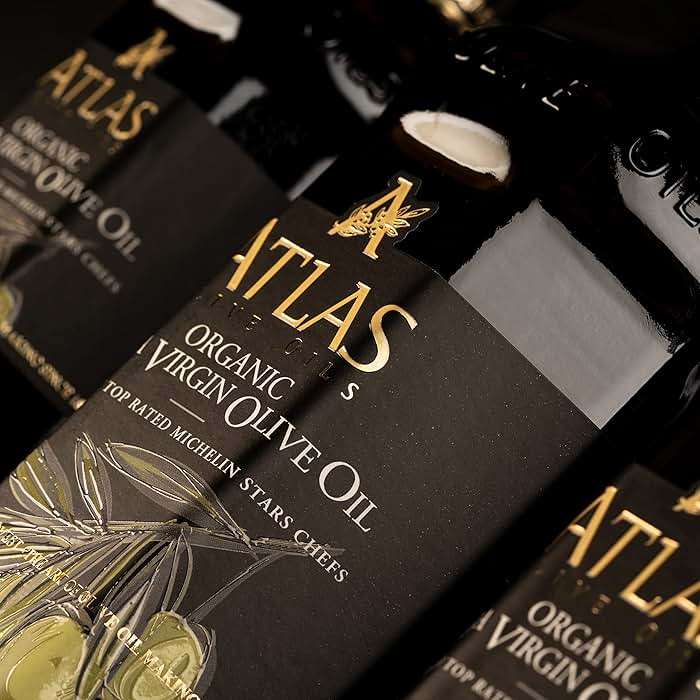 Atlas 750 mL Organic Cold Press Extra Virgin Olive Oil in Glass Bottle, Polyphenol Rich from Morocco | Newly Harvested Unprocessed from One Single Family Farm | Moroccan EVOO Trusted by Award-Winning Chefs - Image 7