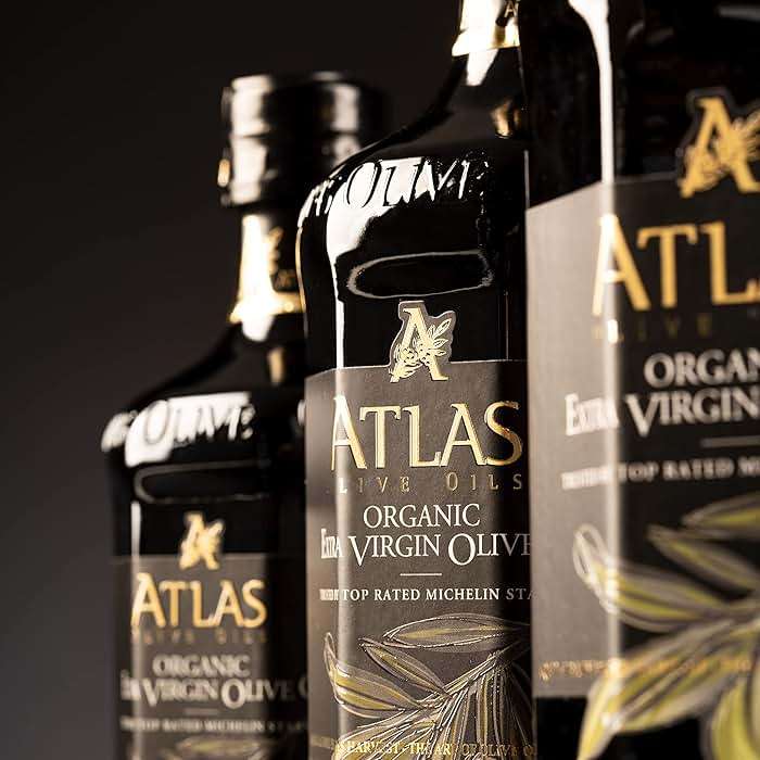 Atlas 750 mL Organic Cold Press Extra Virgin Olive Oil in Glass Bottle, Polyphenol Rich from Morocco | Newly Harvested Unprocessed from One Single Family Farm | Moroccan EVOO Trusted by Award-Winning Chefs - Image 8