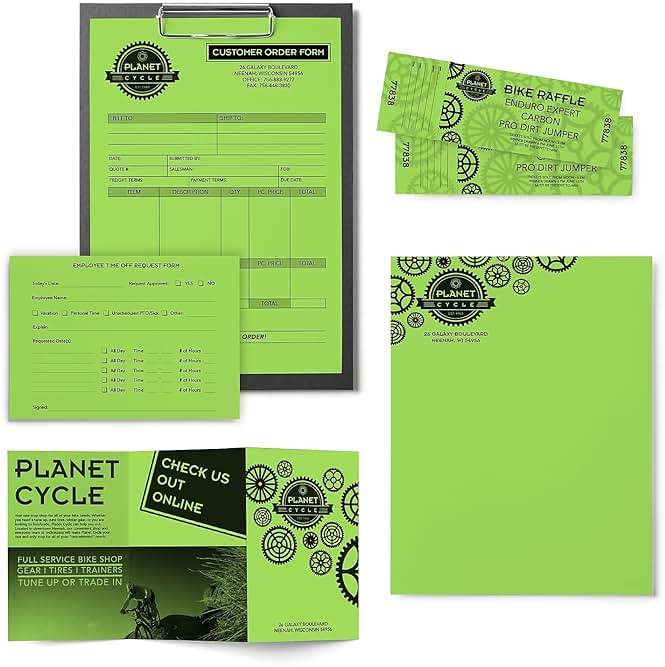 Neenah Astrobrights Premium Color Paper, 24 lb, 8.5 x 11 Inches, 500 Sheets, Martian Green (WAU21801) - Image 5