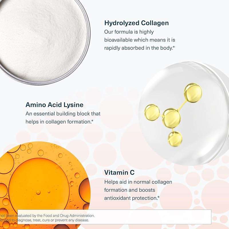 Youtheory Advanced Collagen - 6,000 mg Hydrolyzed Collagen Peptides - Includes Antioxidants & Contains Vitamin C - Hair Growth, Nails, Joint Health & Bone Support* - 290 Tablets (48-Day Supply) - Image 5