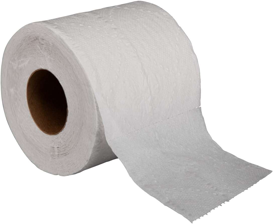100% Recycled Two-Ply Bath Tissue, Septic Safe, 2-Ply, White, 500 Sheets/Roll, 48 Rolls/Carton - Image 3