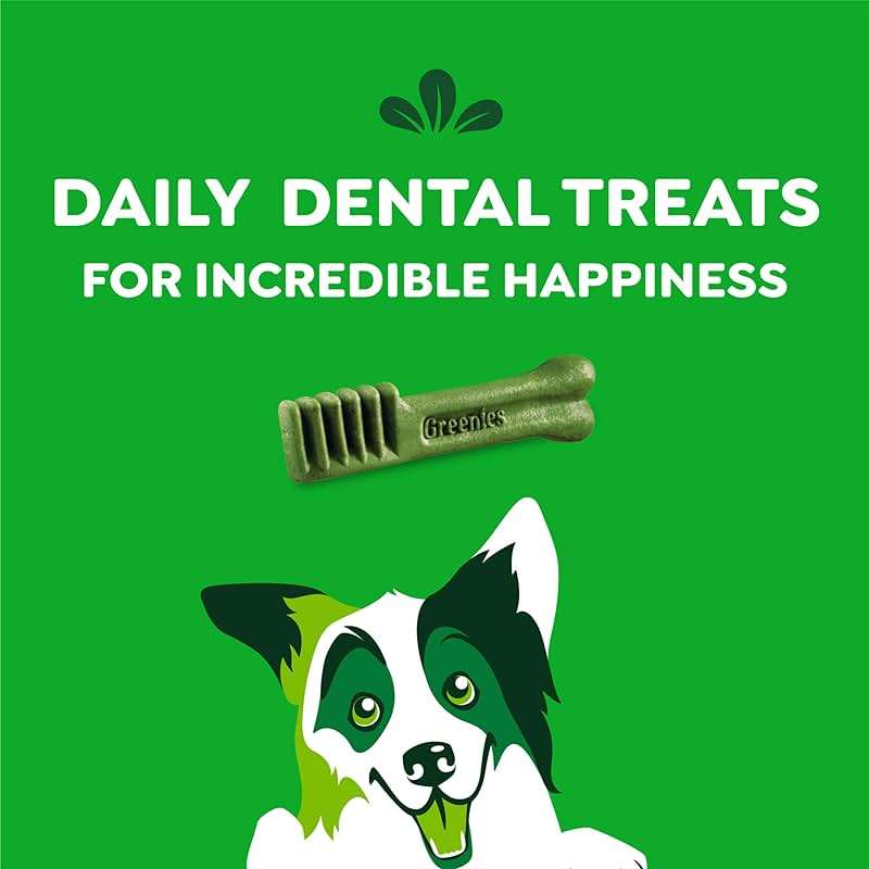 Greenies Veterinarian-Recommended Adult Natural Dental Dog Treats Regular Size, Dog Dental Chews, Original Flavor, 36 oz. Pack, 36 Count - Image 6