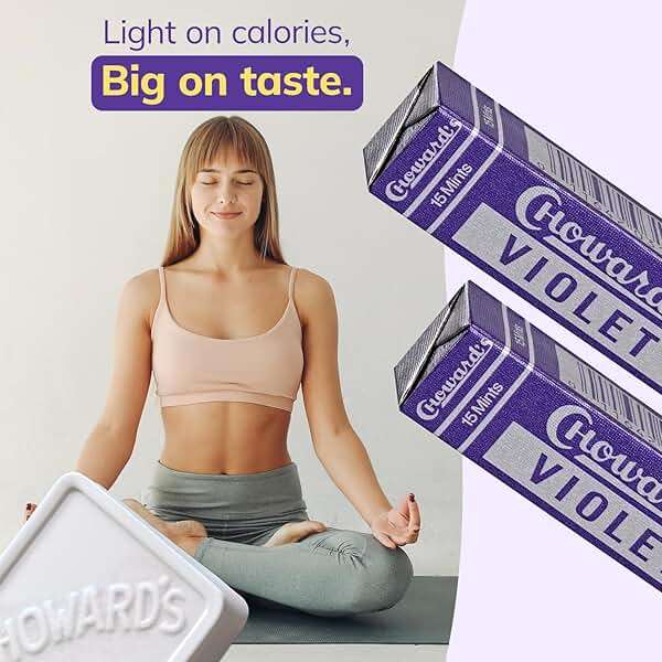 Choward's Violet Mints Candy | Bold Aromatic Flavor | Perfect for Snacks in Lunchboxes, Travel, Sharing, and Gifting | Nostalgic Vintage Candy | 6 Pack (15 Mints Per Package) - Image 6