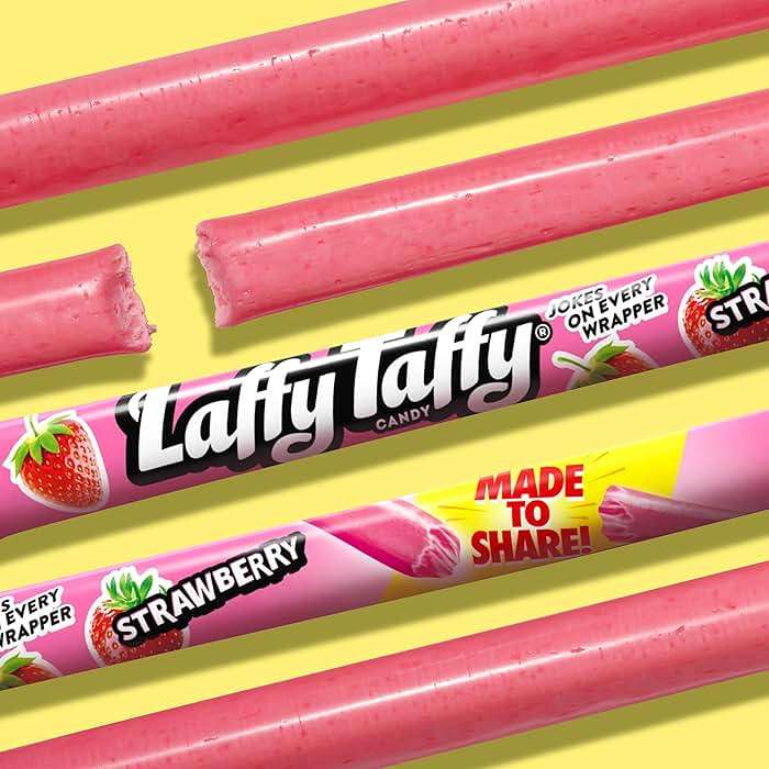 Laffy Taffy Rope Candy, Strawberry Flavor, 0.81 Ounce Ropes (Pack of 24) - Image 6