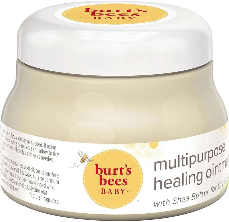 Burt's Bees Baby 100% Natural Origin Multipurpose Healing Ointment, Face & Body Baby Ointment – 7.5 Ounce Tub - Image 15