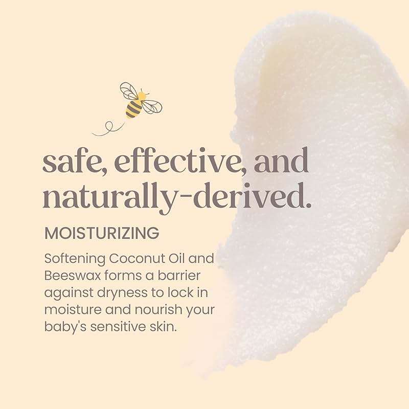 Burt's Bees Baby 100% Natural Origin Multipurpose Healing Ointment, Face & Body Baby Ointment – 7.5 Ounce Tub - Image 3