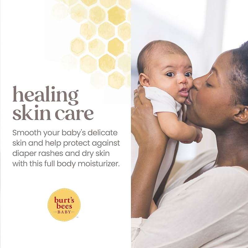 Burt's Bees Baby 100% Natural Origin Multipurpose Healing Ointment, Face & Body Baby Ointment – 7.5 Ounce Tub - Image 5