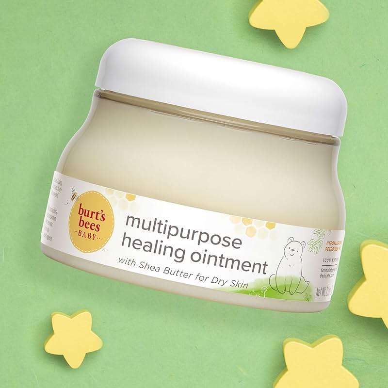 Burt's Bees Baby 100% Natural Origin Multipurpose Healing Ointment, Face & Body Baby Ointment – 7.5 Ounce Tub - Image 7
