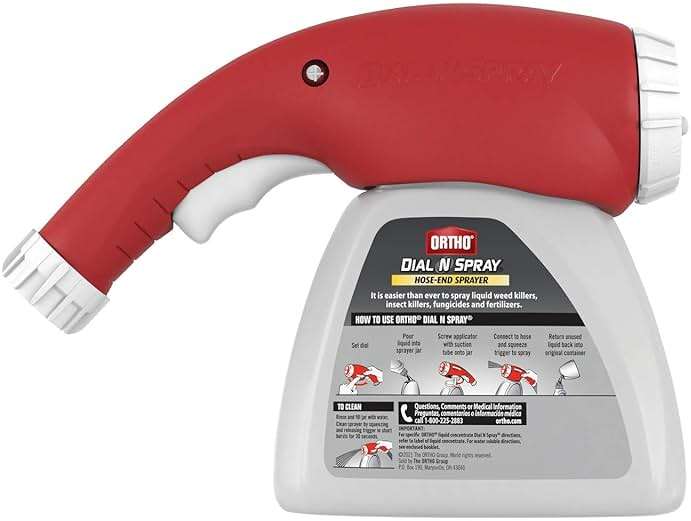 Ortho Dial N Spray Hose-End Sprayer - For Liquid Weed Killer, Insect Killer and Fungicide, Hose Fertilizer Sprayer with 14 Dilution Settings - Image 2