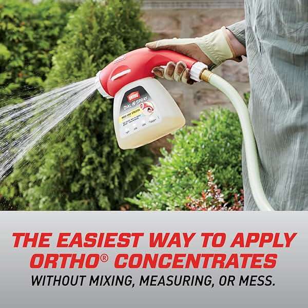 Ortho Dial N Spray Hose-End Sprayer - For Liquid Weed Killer, Insect Killer and Fungicide, Hose Fertilizer Sprayer with 14 Dilution Settings - Image 4