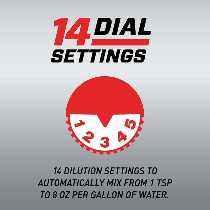 Ortho Dial N Spray Hose-End Sprayer - For Liquid Weed Killer, Insect Killer and Fungicide, Hose Fertilizer Sprayer with 14 Dilution Settings - Image 8