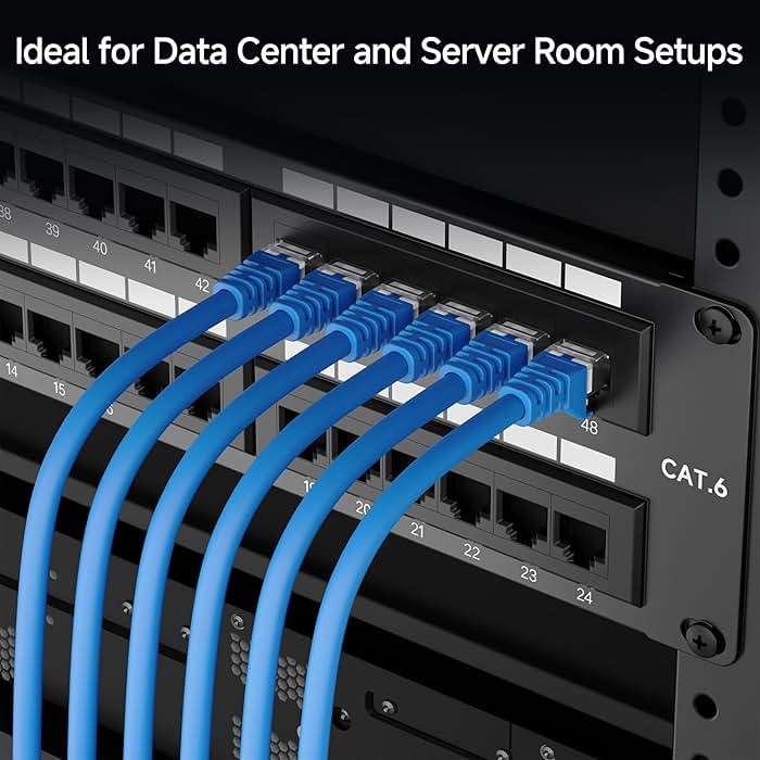 Cable Matters [UL Listed] 48 Port Patch Panel Rackmount or Wall Mount 19-Inch, 2U Cat6 Network Patch Panel for 10 Gigabit Ethernet, 110 or Krone Impact Tools Compatible - Image 3