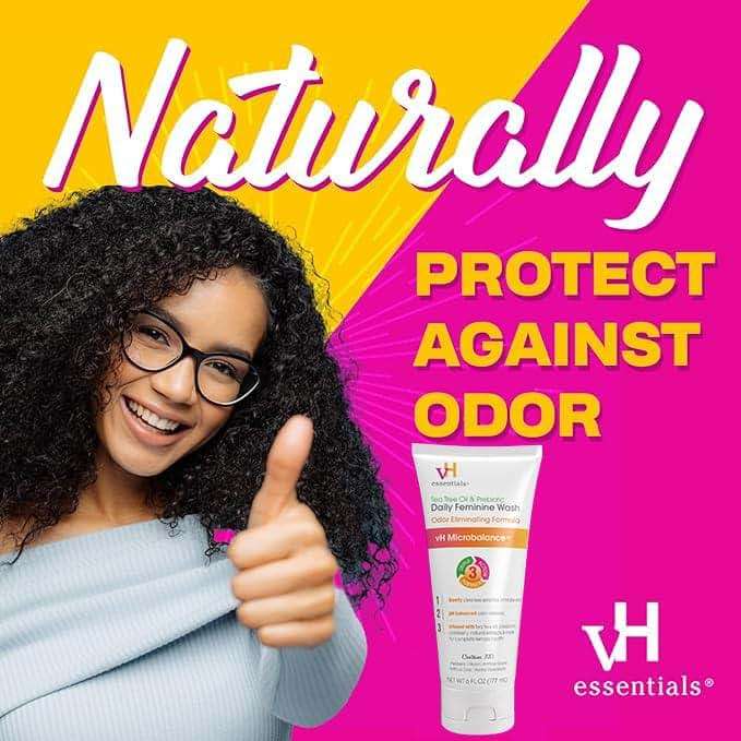 vH essentials, Ph Balanced Daily Feminine Wash, Tea Tree Oil & Prebiotic, 6, Fl Oz, (Pack Of 1) 54306 Clear - Image 8