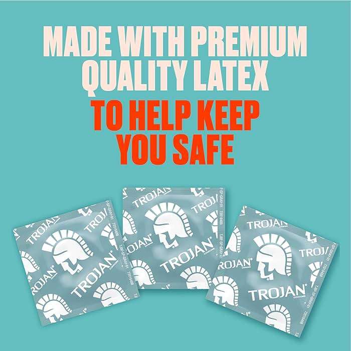 Trojan Ultra Thin Latex Lubricated Condoms for Men, Thin Condoms for a More Natural Feeling, Premium Latex to Help Reduce Risk of Pregnancy and Sexually Transmitted Infections (STIs), 36 count - Image 3