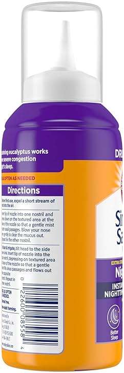 ARM & HAMMER Simply Saline Nighttime Drug-Free Mist for Nasal Congestion at Night, Extra Strength, Calming Eucalyptus, Safe to Use with Rx and OTC, For Adults and Kids Ages 2+, 4.6 oz (129 g) - Image 13
