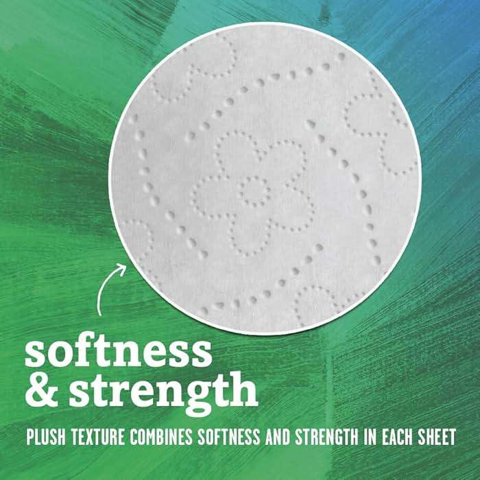 Seventh Generation White Toilet Paper 2-ply 100% Recycled Paper, 500 sheets, Pack of 60 - Image 4