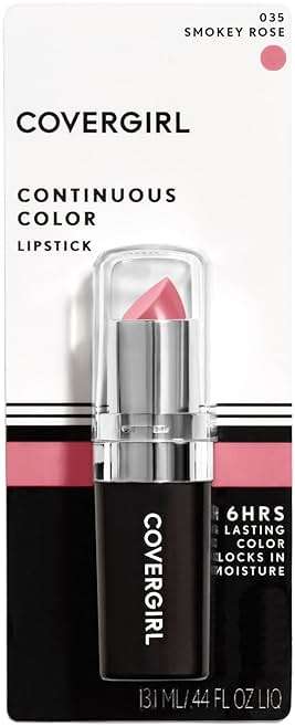 COVERGIRL Continuous Color Lipstick Smokey Rose 035, .13 oz (packaging may vary) - Image 4