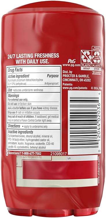 Old Spice Dry Feel Antiperspirant Deodorant for Men, 24/7 Freshness, 24/7 Sweat & Odor Protection, Gentle on Skin with Skin Conditioners, Fiji with Palm Tree + Coconut Scent, 2.6 oz (Pack of 2) - Image 10