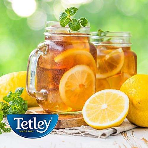 Tetley Black Tea, Decaffeinated Iced Tea Blend, Family Size, 24 Square Tea Bags (Pack of 1) - Image 3