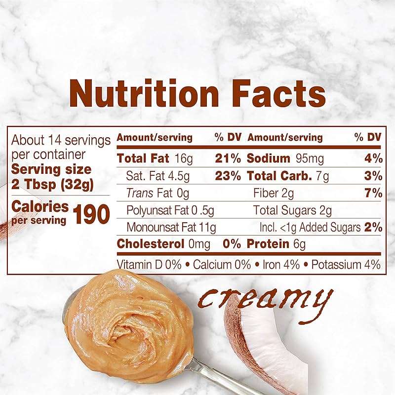 Earth Balance Creamy Peanut and Coconut Oil Spread, Vegan and Gluten Free, 16 oz. - Image 2