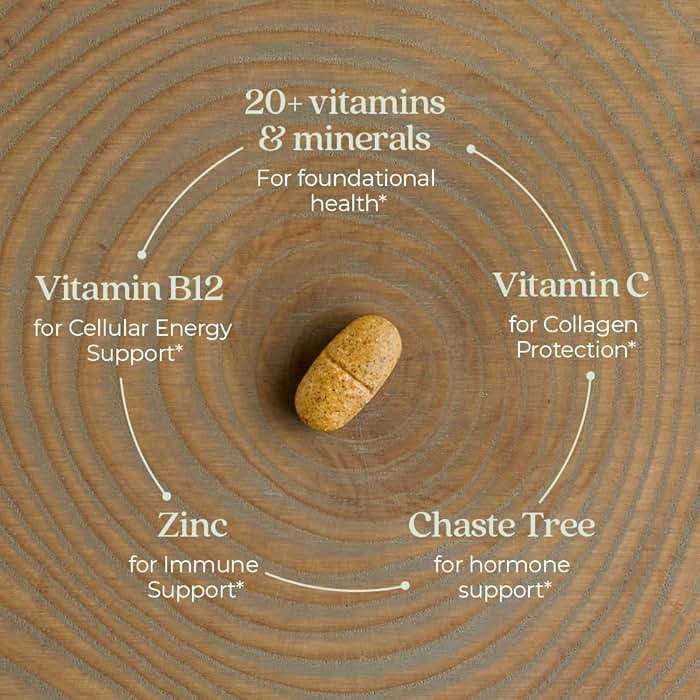 New Chapter Every Woman’s One Daily 40+ - Multivitamin for Women - Supports Immune, Bone, Hormone & Cellular Energy Health* - Non-GMO, Gluten Free, Dairy Free, Vegetarian & Kosher - 72 Tablets - Image 3