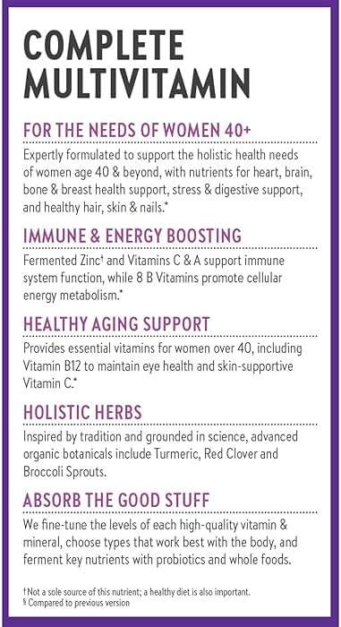 New Chapter Every Woman’s One Daily 40+ - Multivitamin for Women - Supports Immune, Bone, Hormone & Cellular Energy Health* - Non-GMO, Gluten Free, Dairy Free, Vegetarian & Kosher - 72 Tablets - Image 8