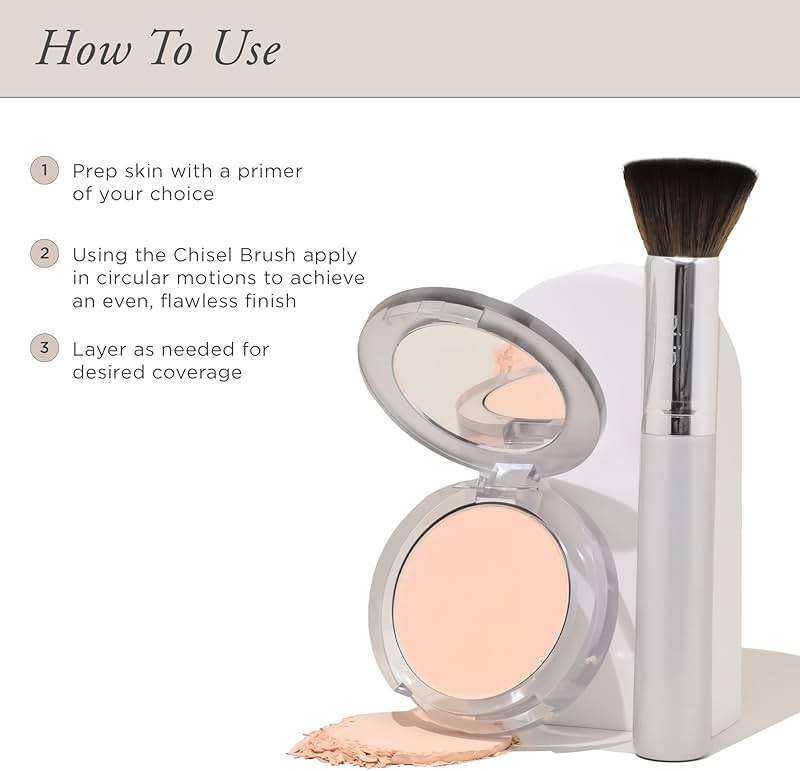 PÜR MINERALS 4-in-1 Pressed Mineral Makeup Powder Foundation with SPF 15 - Concealer & Finishing Compact Pressed Powder for Face - Buildable Medium to Full Coverage Foundation Powder - Image 9
