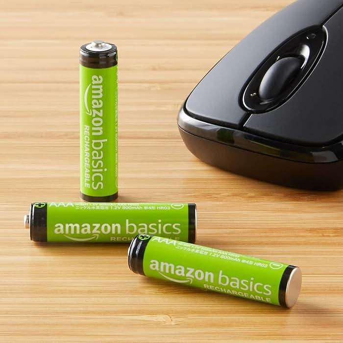 Amazon Basics 12-Pack Rechargeable AAA NiMH Batteries, 800 mAh, 1.2V, Low Self-Discharge, Pre-Charged, Recharge up to 1000x Times - Image 5
