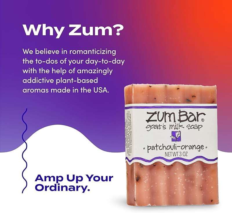 Indigo Wild Zum Goat's Milk Soap Bar - Bar Soap for Hands & Body Made with Essential Oils - 3 oz - Patchouli-Orange (3 Pack) - Image 6