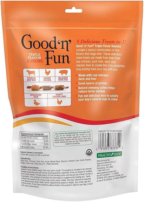 Good 'n' Fun Kabobs Long-Lasting Dog Treat, With Real Proteins, Beef Hide and Premium Chicken, Supports Dental Health, Mental Stimulation, 4 oz - Image 3