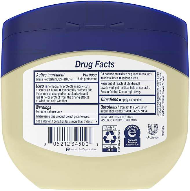 Vaseline Petroleum Jelly Original Skin Care For Dry Skin and Eczema Relief 100% Pure Petroleum Jelly 13 oz - Image 2