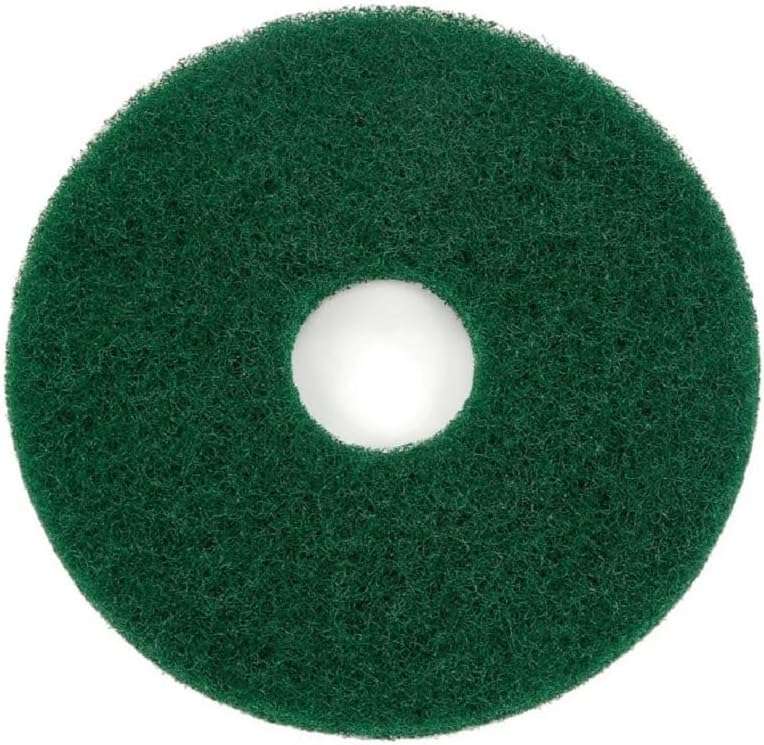 Oreck Commercial 437.056 Cleaning Orbiter Pad, 12" Diameter, For 550MC Orbiter Floor Machine, Green - Image 2