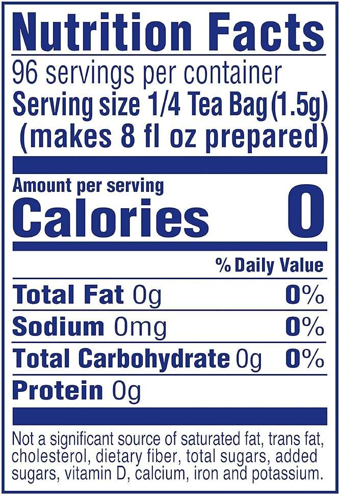 Lipton Decaf Black Iced Tea Bags, Family Size Zero Calories, 24 Total Tea Bags - Image 9