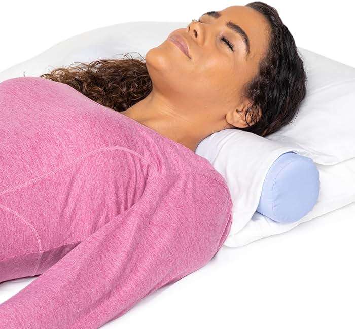 OPTP The Original McKenzie Cervical Roll, 20" Neck Support Pillow to Relieve Neck and Back Pain - Round Pillow for Improved Sleeping Support and Cervical Pain Relief - Made in The USA - Image 2