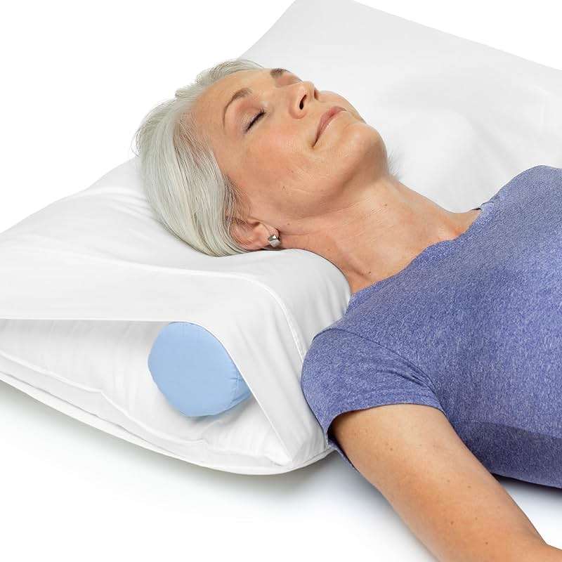 OPTP The Original McKenzie Cervical Roll, 20" Neck Support Pillow to Relieve Neck and Back Pain - Round Pillow for Improved Sleeping Support and Cervical Pain Relief - Made in The USA - Image 4
