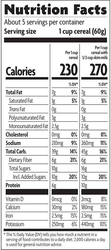 Nature's Path Organic Flax Plus Maple Pecan Crunch Cereal, 11.5 oz (Pack of 1), Non-GMO - Image 2